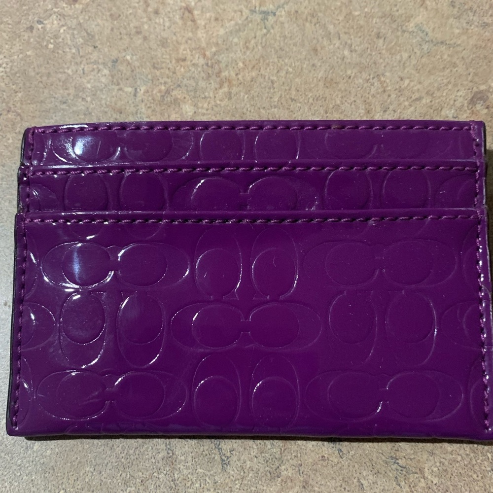 Coach Card Holder